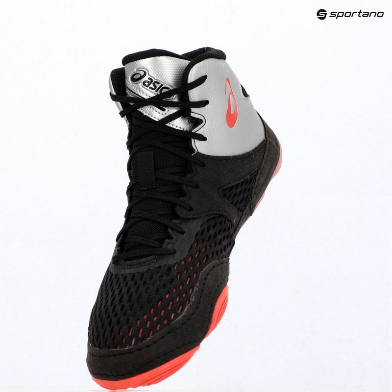 Buty zapaśnicze ASICS Split Elite black/red snapper 17