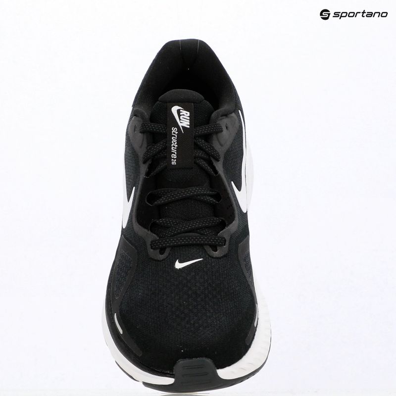 Buty do biegania męskie Nike Structure 26 Wide black/wolf grey/metallic silver/white 15