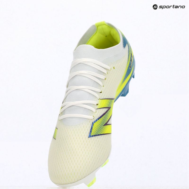 Buty piłkarskie New Balance Furon Team V9 FG white/alkaline green 14