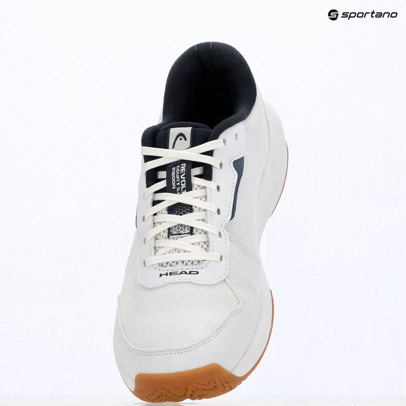 Buty do tenisa męskie HEAD Revolt Court 5.0 Indoor white/blueberry 9