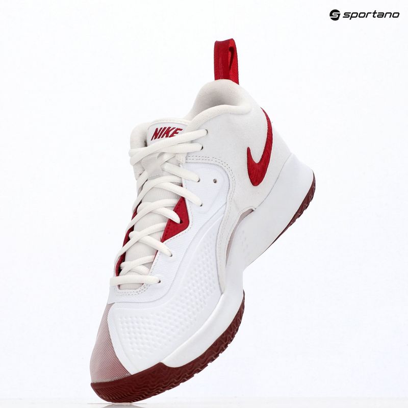 Buty do siatkówki Nike React Hyperset 2 white/team crimson 9