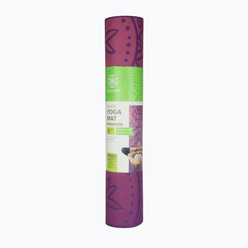 Mata do jogi Gaiam Premium Athenian Rose 6 mm rose 5