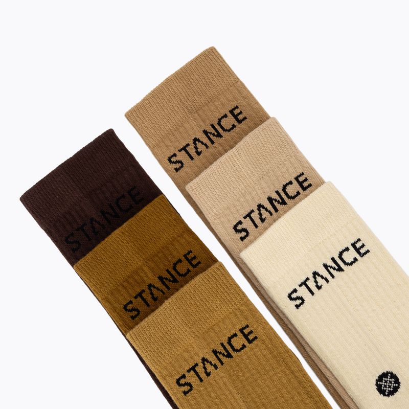 Skarpety Stance Origin Crew 6 par A556C24ORI cream 10