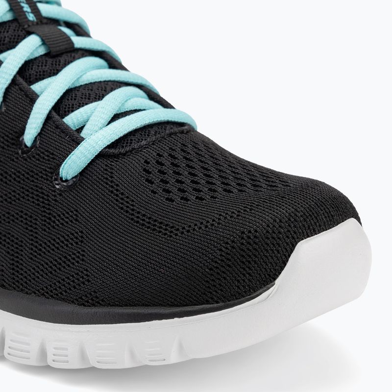 Buty damskie SKECHERS Graceful Get Connected black/turquoise 7