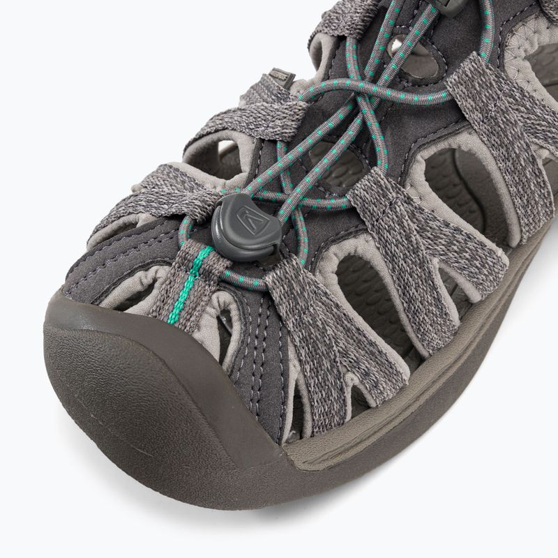 Sandały damskie KEEN Whisper medium grey/ peacock green 8