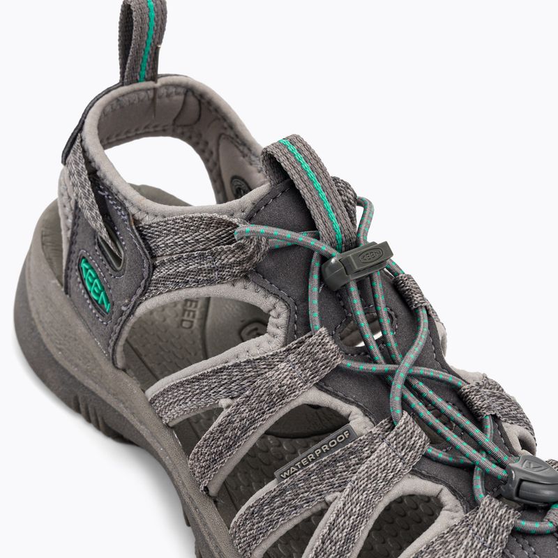 Sandały damskie KEEN Whisper medium grey/ peacock green 10