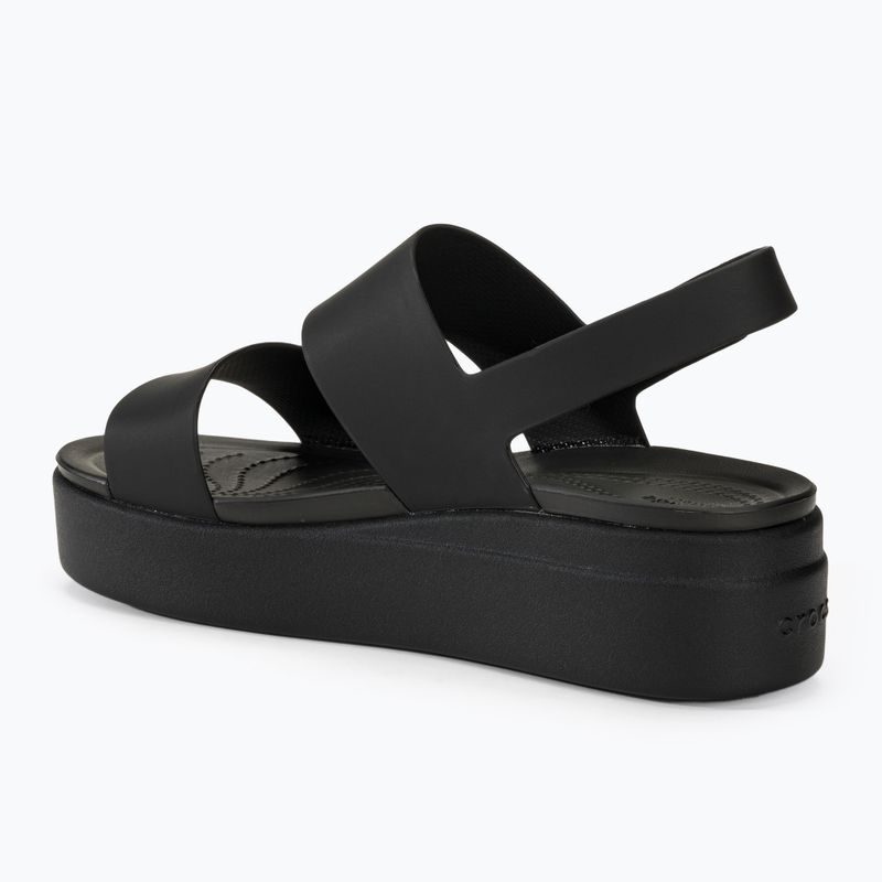 Sandały damskie Crocs Brooklyn Low Wedge black/black 3