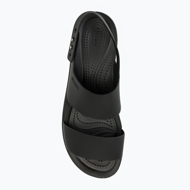 Sandały damskie Crocs Brooklyn Low Wedge black/black 5