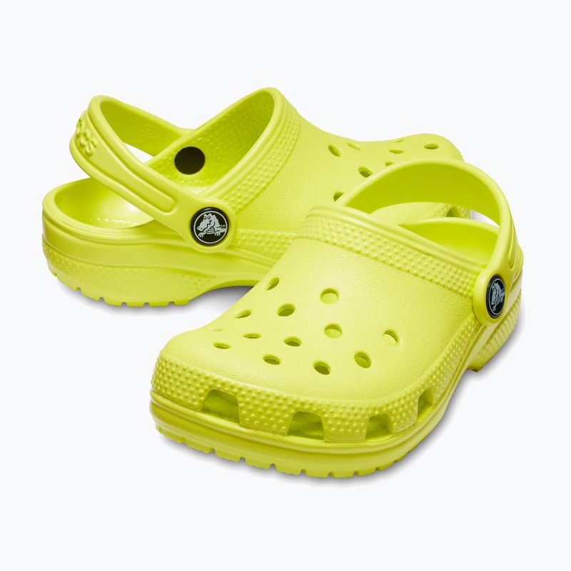 Klapki dziecięce Crocs Classic Clog Kids lemon 14