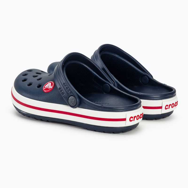 Klapki dziecięce Crocs Crocband Clog Toddler navy/red 4
