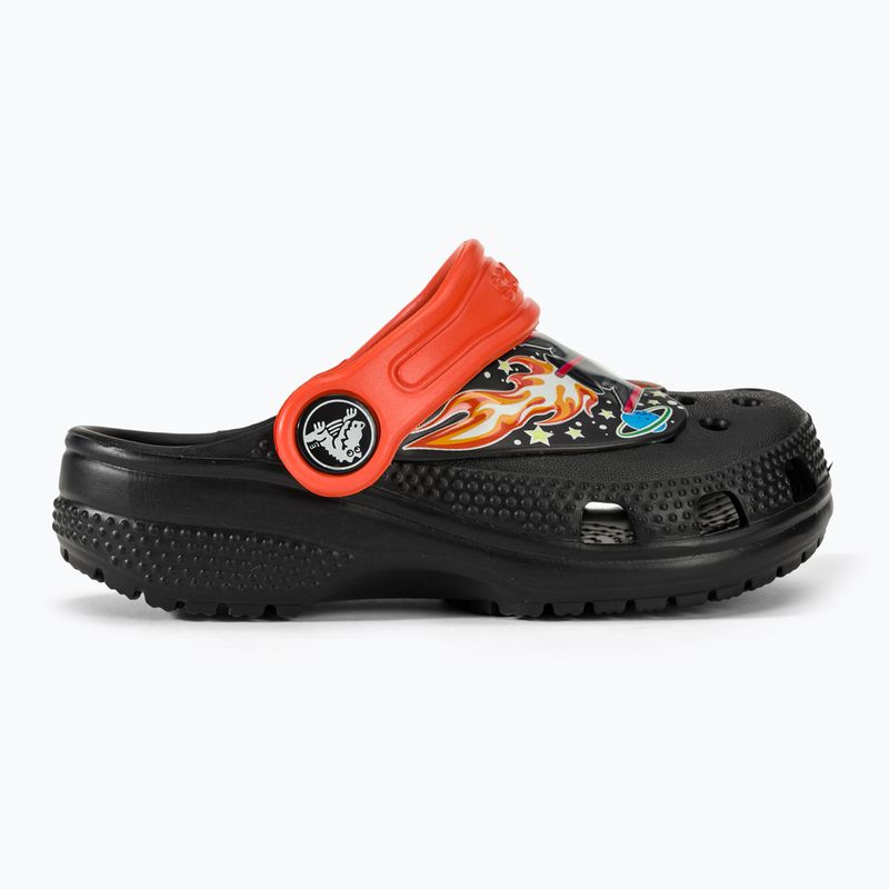 Klapki dziecięce Crocs Fun Lab I Am Space Clog black/tangerine 3