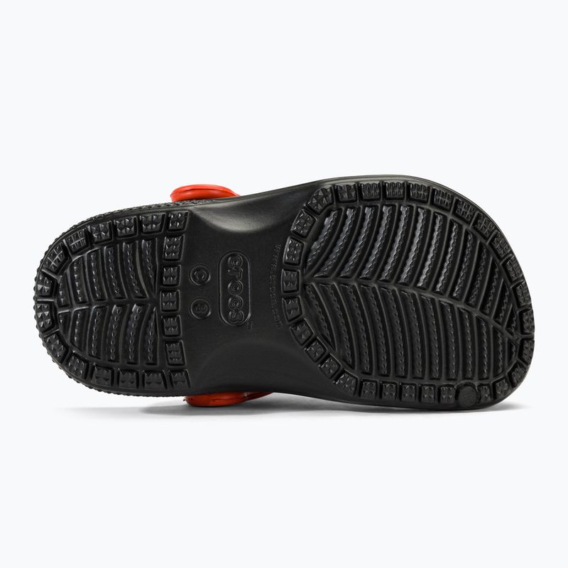 Klapki dziecięce Crocs Fun Lab I Am Space Clog black/tangerine 5