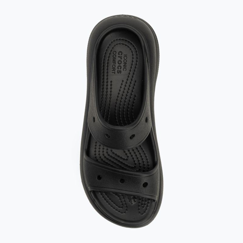 Klapki damskie Crocs Classic Crush Sandal black 5