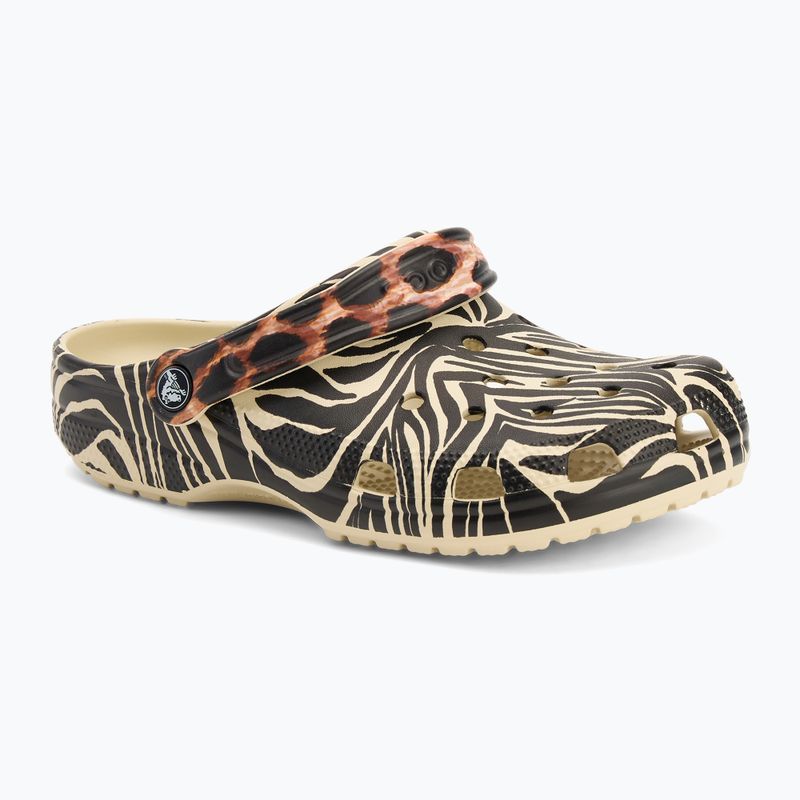Klapki Crocs Classic Animal Remix bone/multi animal