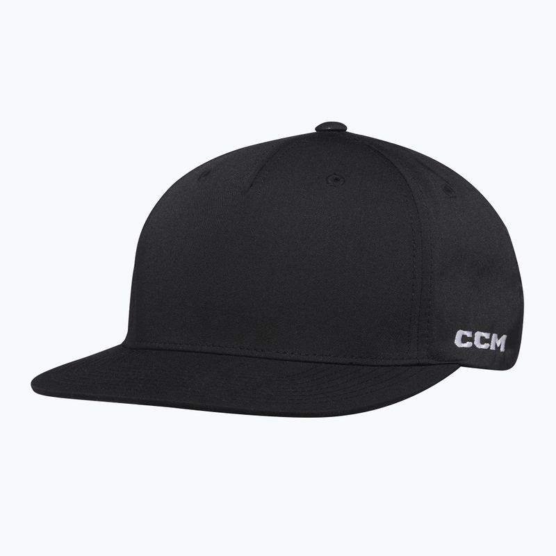 Czapka z daszkiem CCM Team Flatbrim Snapback SR black 2