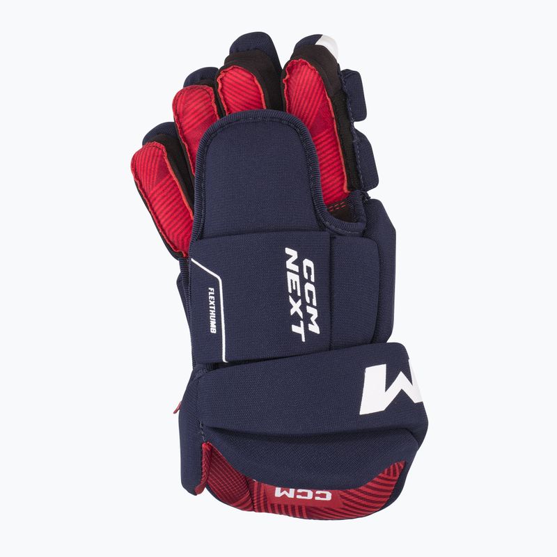 Rękawice hokejowe CCM Next SR navy/white 4