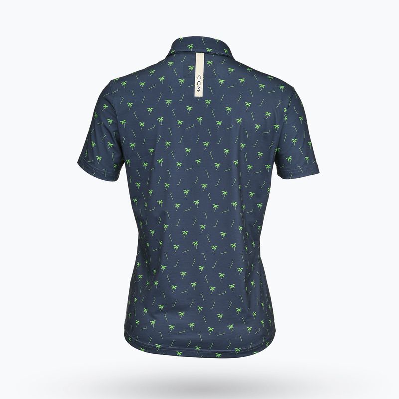 Koszulka polo damska CCM Golf Polo Palms dark mint 2
