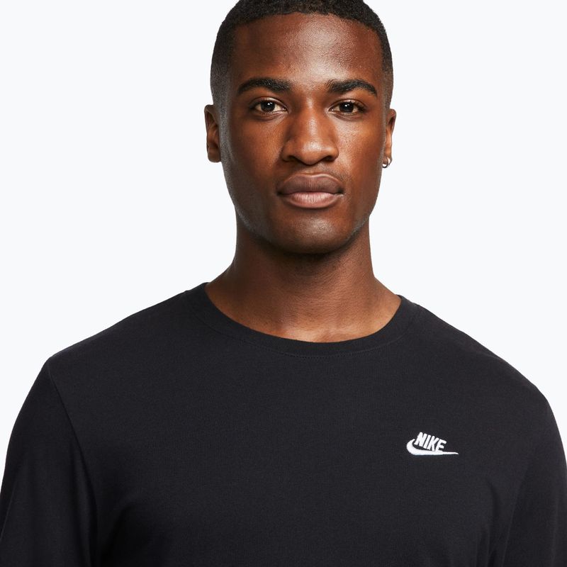 Longsleeve męski Nike Sportswear Club black/white 4