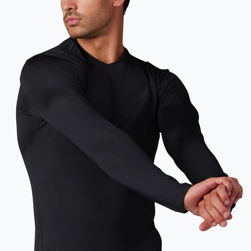 Longsleeve rowerowy męski Fox Racing Tecbase Fire black 3