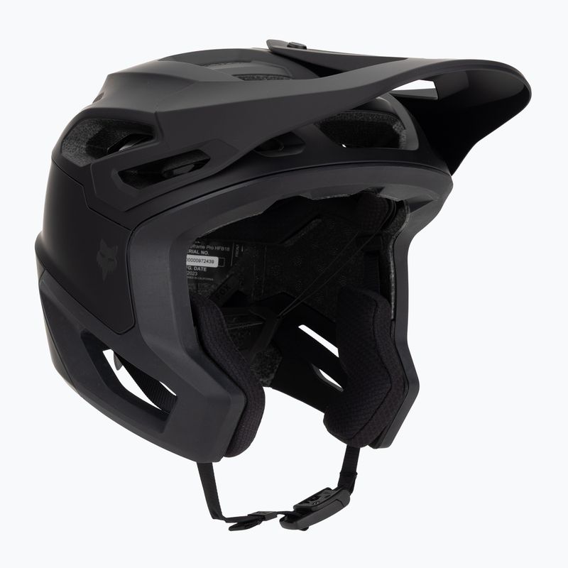 Kask rowerowy Fox Racing Dropframe Pro matte black