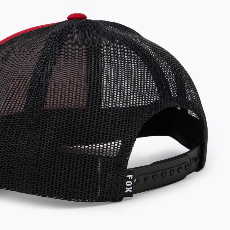 Czapka z daszkiem Fox Racing Fox Head Trucker flame red 4