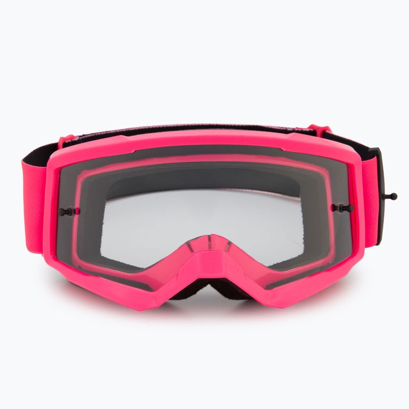 Gogle rowerowe dziecięce Fox Racing Main Core Jr pink/clear 2