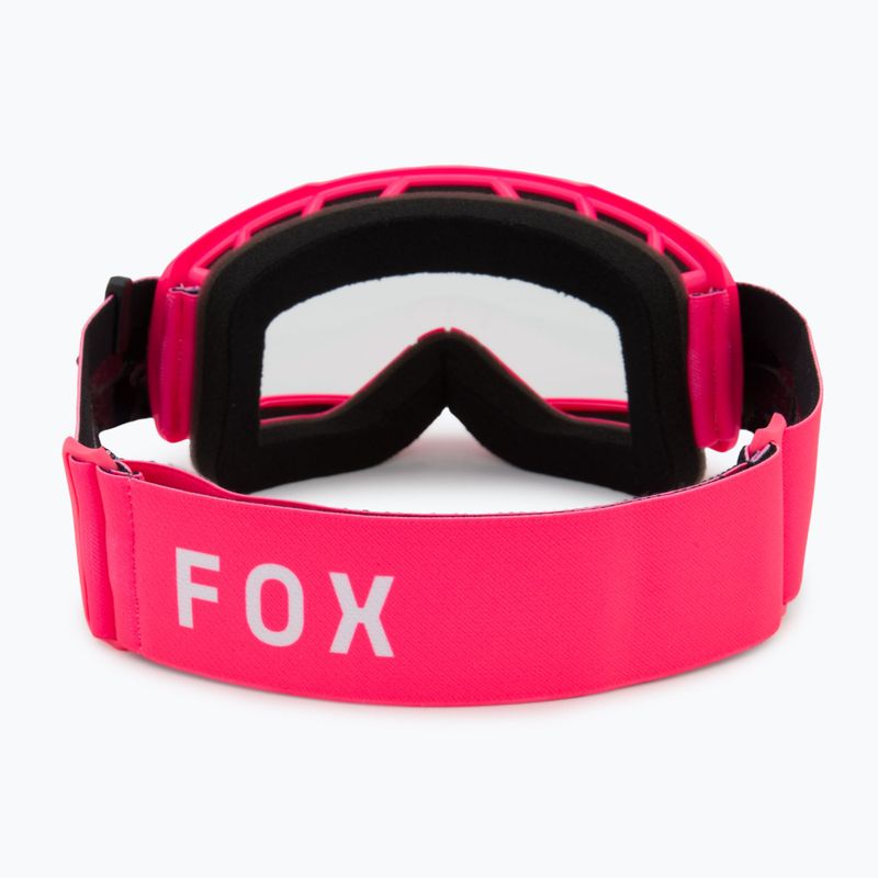 Gogle rowerowe dziecięce Fox Racing Main Core Jr pink/clear 3