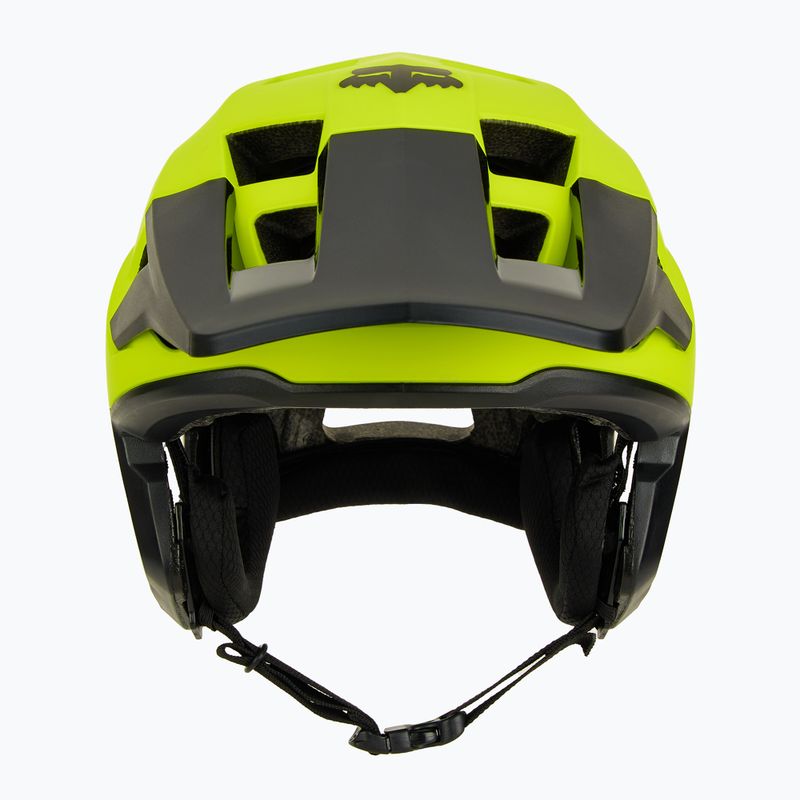 Kask rowerowy Fox Racing Dropframe fluorescent yellow 2