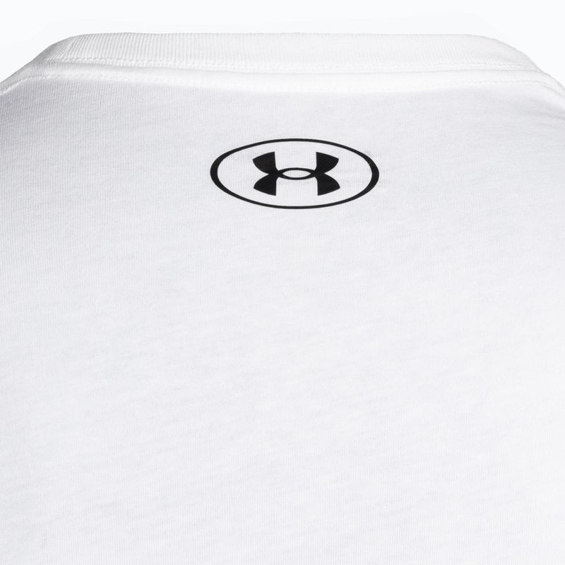 Koszulka męska Under Armour Sportstyle Left Chest white/black 7