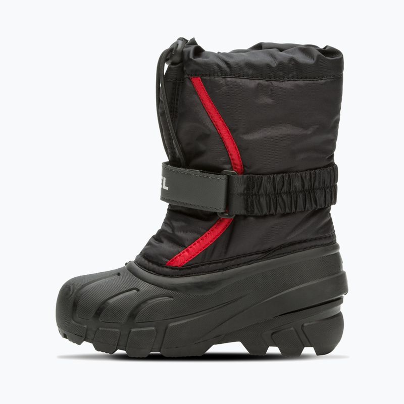 Śniegowce dziecięce Sorel Flurry Dtv black/bright red 8