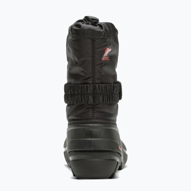 Śniegowce dziecięce Sorel Flurry Dtv black/bright red 10