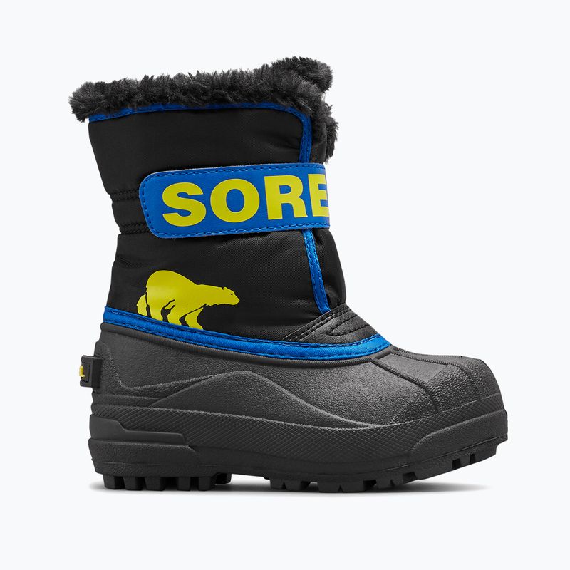 Śniegowce juniorskie Sorel Snow Commander black/super blue 7