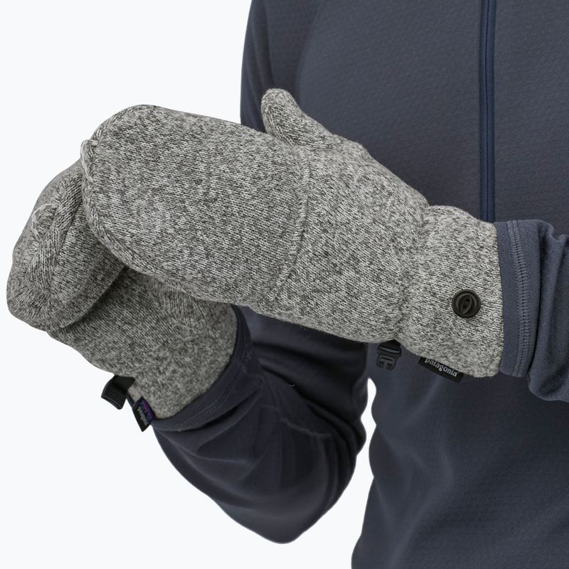 Rękawiczki trekkingowe damskie Patagonia Better Sweater Fleece birch white 6