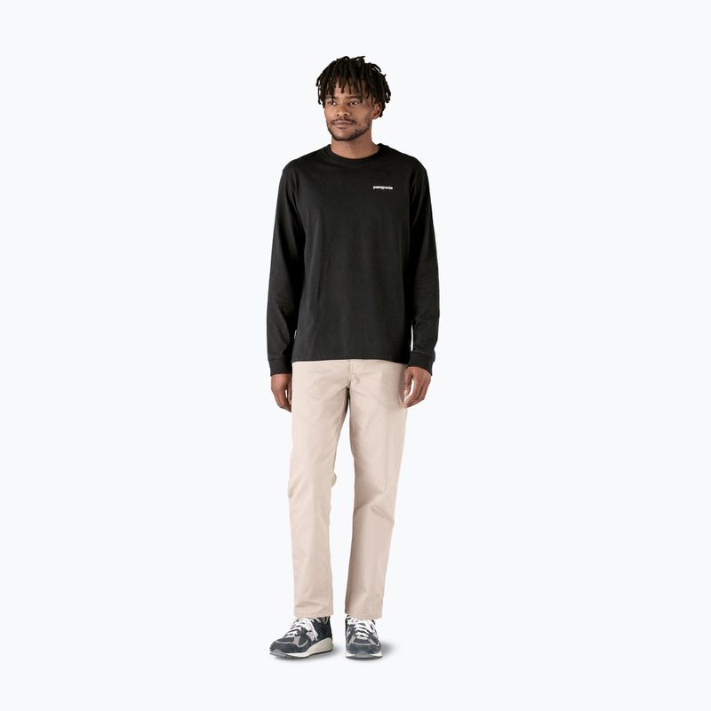 Longsleeve męski Patagonia P-6 Logo Responsibili black 2