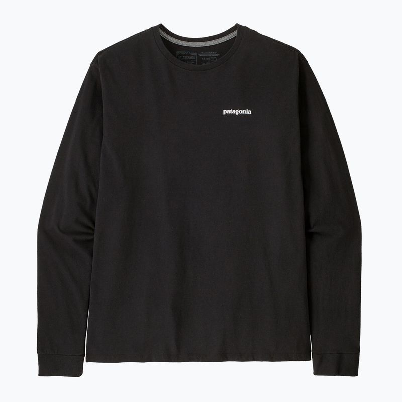 Longsleeve męski Patagonia P-6 Logo Responsibili black 5
