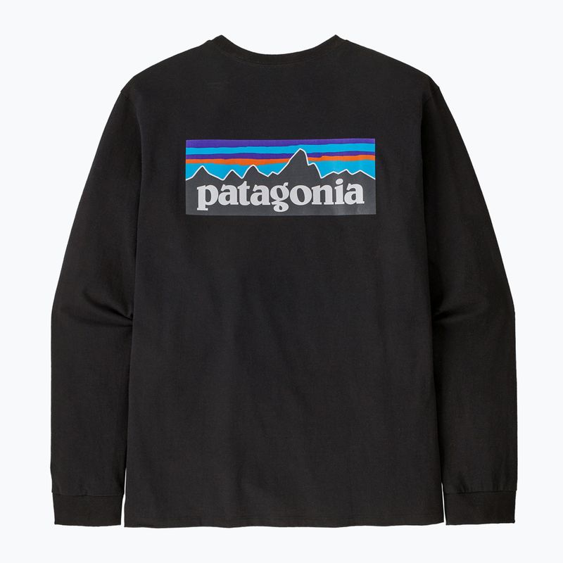 Longsleeve męski Patagonia P-6 Logo Responsibili black 6