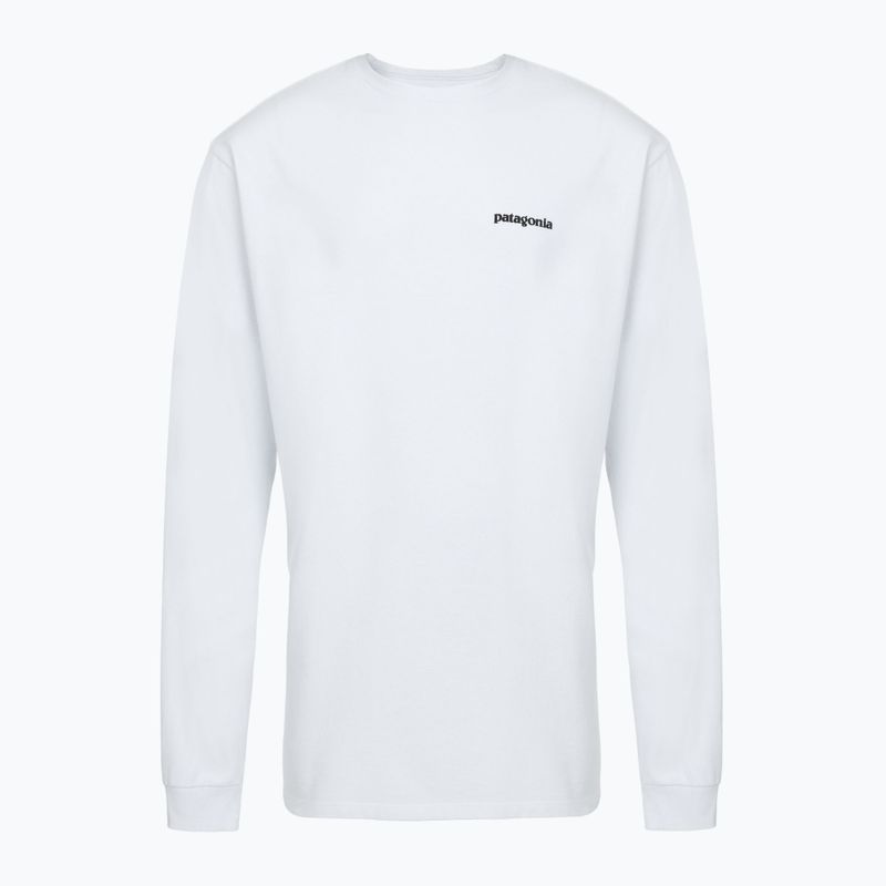 Longsleeve męski Patagonia P-6 Logo Responsibili white 3