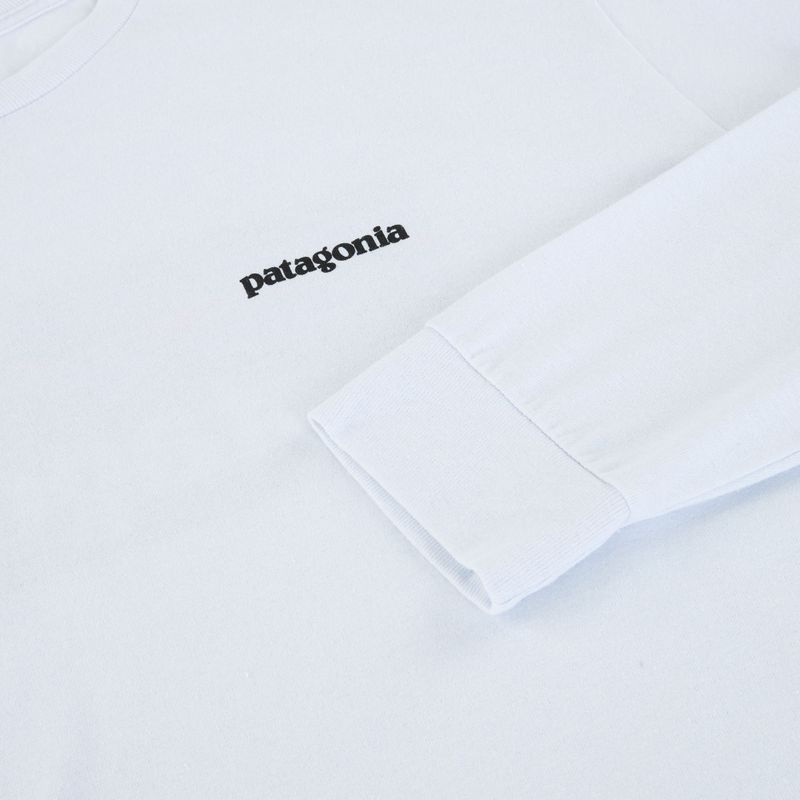 Longsleeve męski Patagonia P-6 Logo Responsibili white 5