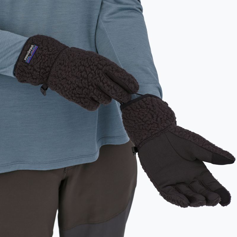 Rękawiczki trekkingowe damskie Patagonia Retro Pile Fleece black 6