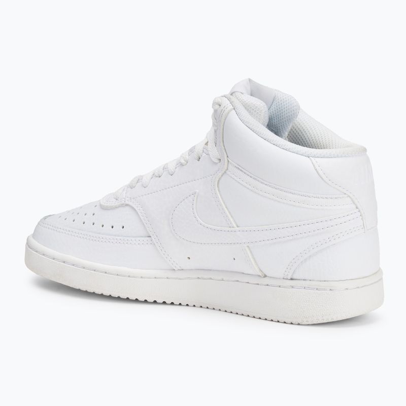 Buty damskie Nike Court Vision Mid white/white/white 3