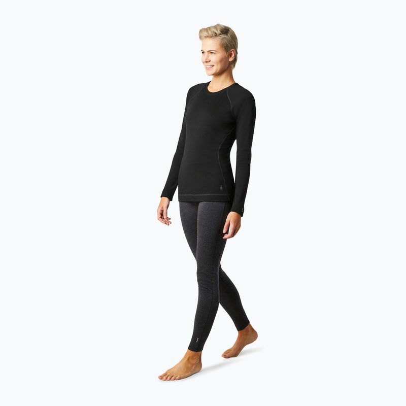 Bluza termoaktywna damska Smartwool Merino 250 Baselayer Crew Boxed black