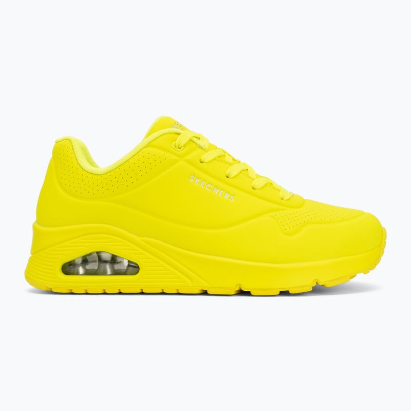 Buty damskie SKECHERS Uno Night Shades yellow 2