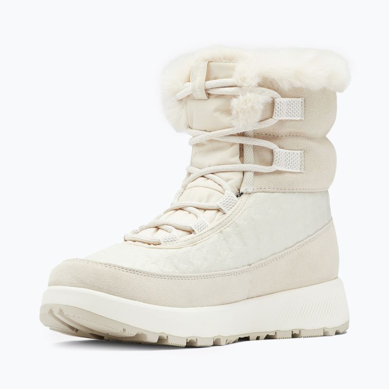 Śniegowce damskie Columbia Slopeside Peak Luxe dark stone/sea salt 14