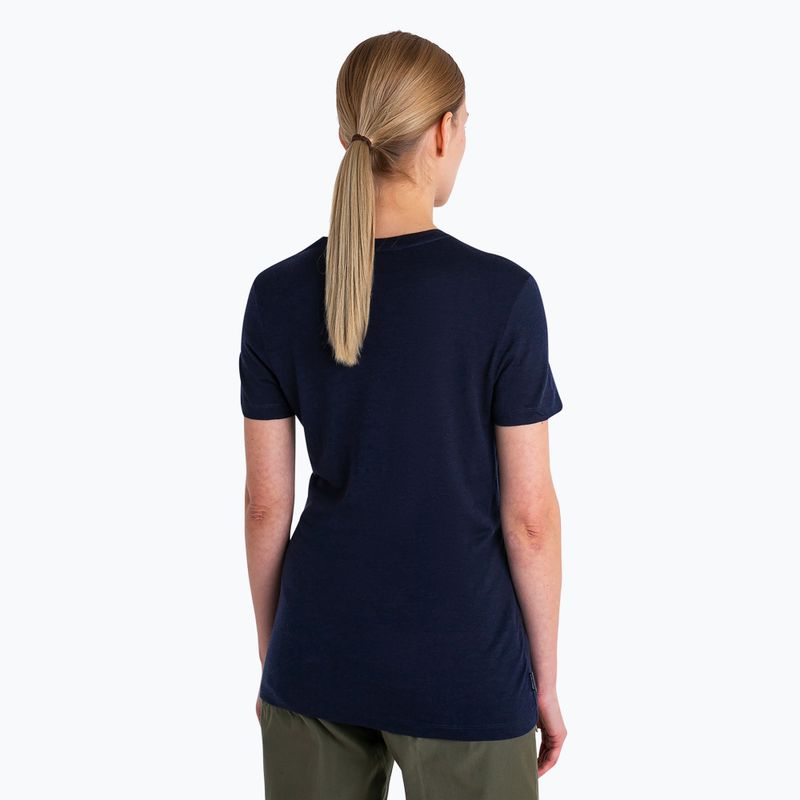 Koszulka trekkingowa damska icebreaker Merino 150 Tech Lite III midnight navy 3