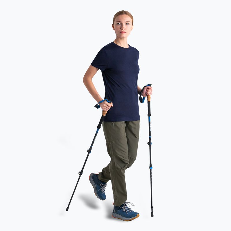 Koszulka trekkingowa damska icebreaker Merino 150 Tech Lite III midnight navy 5