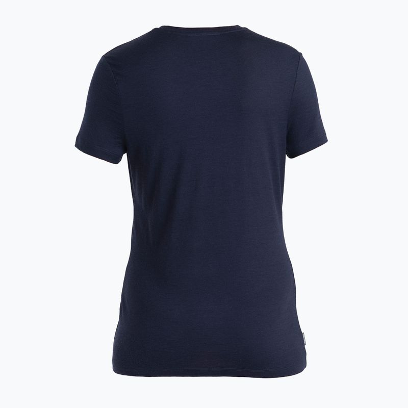 Koszulka trekkingowa damska icebreaker Merino 150 Tech Lite III midnight navy 8