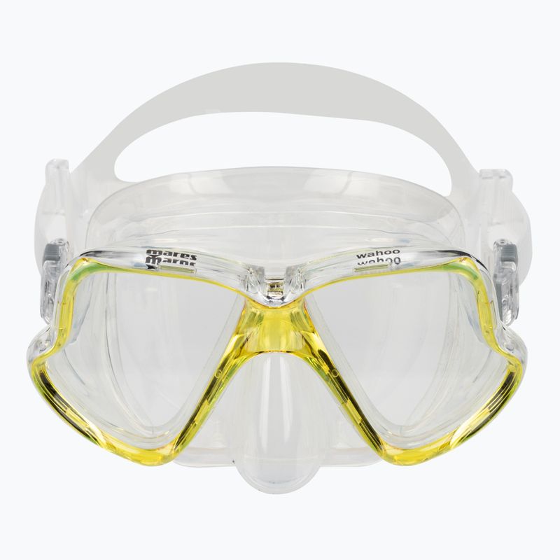 Maska do snorkelingu Mares Wahoo yellow/clear 2