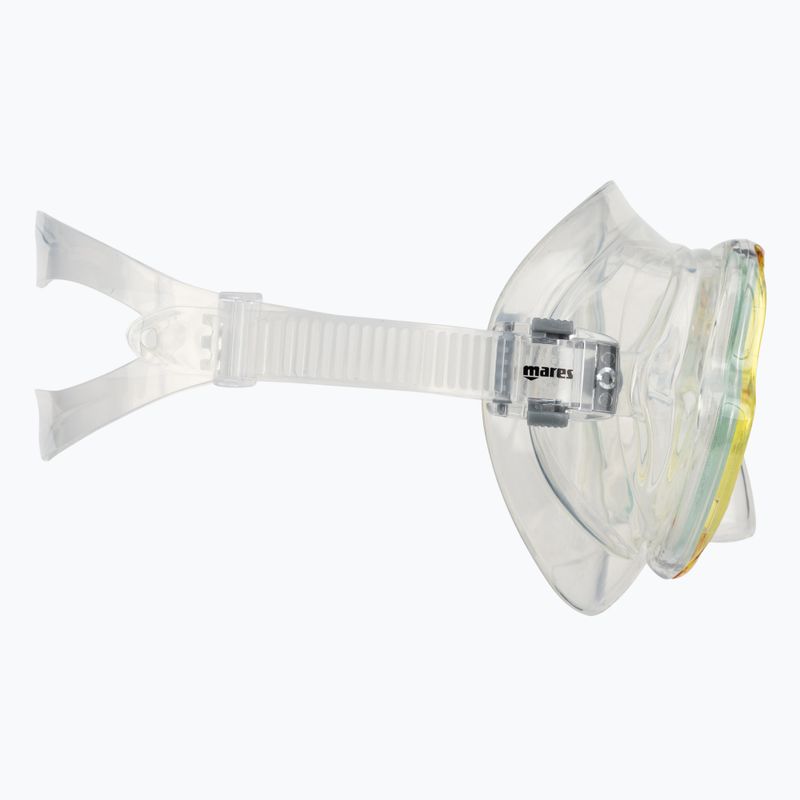 Maska do snorkelingu Mares Wahoo yellow/clear 3