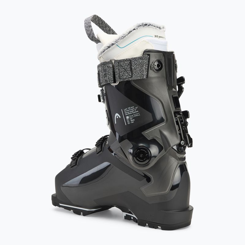 Buty narciarskie damskie HEAD Edge 95 W HV GW black/turquoise 2