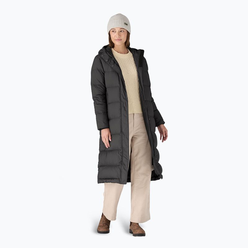 Płaszcz puchowy damski Patagonia Silent Down Long Parka black 3